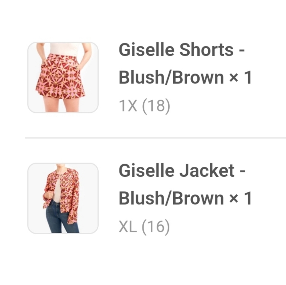 Jacket and Short set *NWT